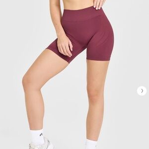 Oner Active Burnt Maroon EnhanceLift Seamless Shorts